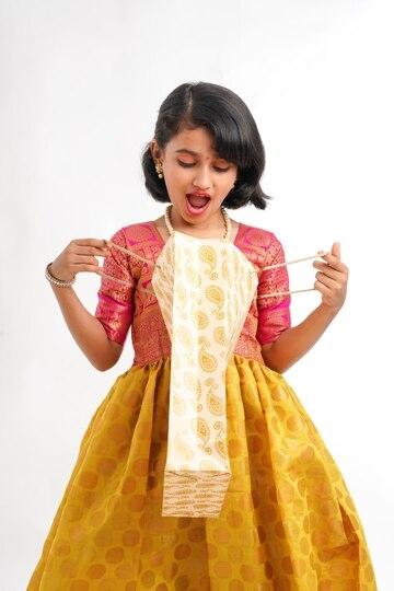 girl dress silk